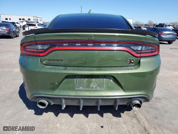 2019 Dodge Charger Scat Pack with VIN 2C3CDXGJ4KH519631, listed as a Copart auction lot 47792255 with 43,778 mi miles and Salvage Title. Bid and sale history available at carsss.com. Image 6.