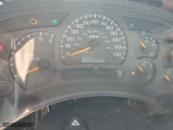 2003 Chevrolet Silverado 1500 LS with VIN 2GCEC19X031294902, listed as a Copart auction lot 74878674 with 194,462 mi miles and Salvage Title. Bid and sale history available at carsss.com. Image 9.