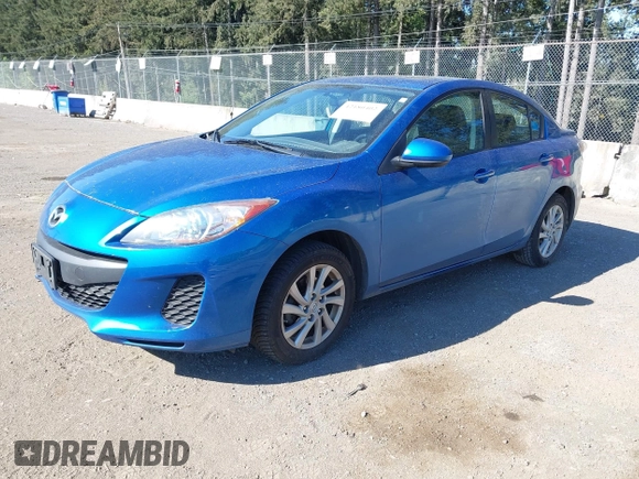 2012 Mazda 3 i Touring with VIN JM1BL1V77C1640555, listed as a IAAI auction lot 42180402 with 87,032 mi miles and . Bid and sale history available at DreamBid. Image 2.