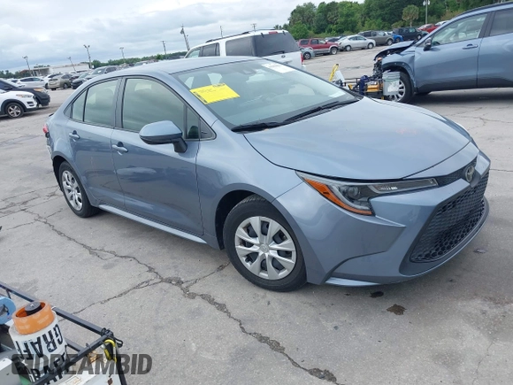2022 Toyota Corolla LE with VIN JTDEPMAE0N3002968, listed as a IAAI auction lot 41964613 with 33,152 mi miles. Bid and sale history available at carsss.com. Image 1.