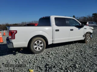 2017 Ford F-150 XL with VIN 1FTEW1CF7HFB11695, listed as a Copart auction lot 45358725 with 113,205 mi miles and Salvage Title. Bid and sale history available at carsss.com. Image 3.
