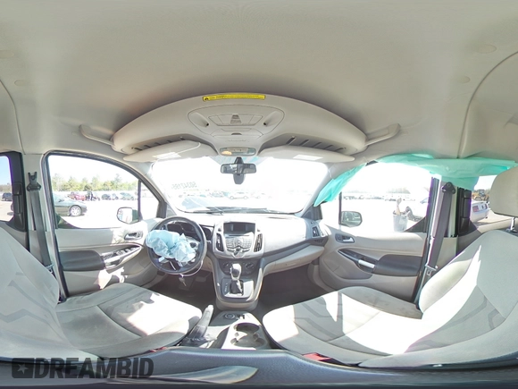 2016 Ford Transit Connect XLT with VIN NM0GE9F7XG1284389, listed as a Copart auction lot 50342195 with 201,707 mi miles and Salvage title. Bid and sale history available at DreamBid. Image 15.