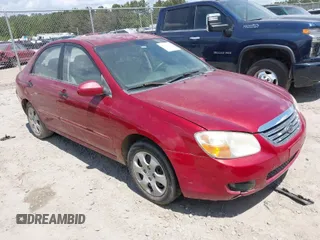 2008 Kia Spectra SX with VIN KNAFE121285552750, listed as a IAAI auction lot 42077896 with 237,939 mi miles. Bid and sale history available at carsss.com. Image 1.