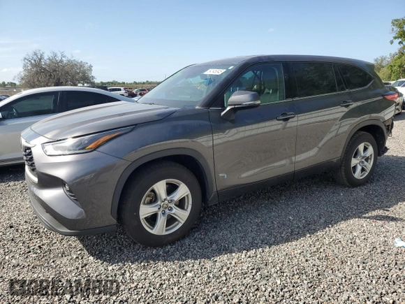 2021 Toyota Highlander L with VIN 5TDZZRAH1MS086847, listed as a Copart auction lot 54145345 with 43,425 mi miles and Salvage title. Bid and sale history available at DreamBid. Image 1.