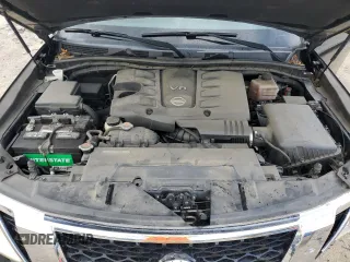 2017 Nissan Armada Platinum with VIN JN8AY2NF9H9302856, listed as a Copart auction lot 60226345 with 116,336 mi miles and Salvage title. Bid and sale history available at DreamBid. Image 12.