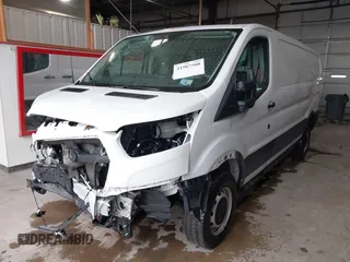 2023 Ford Transit Cargo with VIN 1FTBR1Y87PKA20405, listed as a IAAI auction lot 41907508 with 26,846 mi miles and . Bid and sale history available at DreamBid. Image 18.