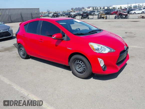 2015 Toyota Prius One with VIN JTDKDTB3XF1586554, listed as a IAAI auction lot 41871704 with 215,609 mi miles and . Bid and sale history available at carsss.com. Image 1.