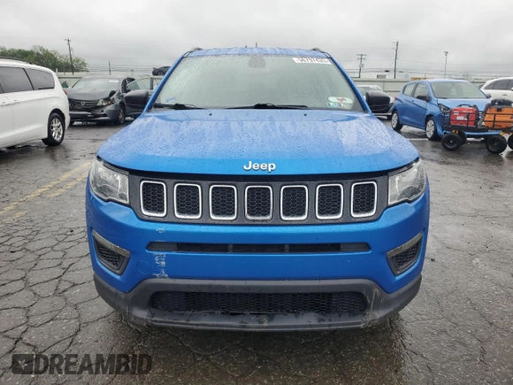 2021 Jeep Compass Sport with VIN 3C4NJCAB6MT518465, listed as a Copart auction lot 56797435 with 82,089 mi miles and Salvage title. Bid and sale history available at DreamBid. Image 5.