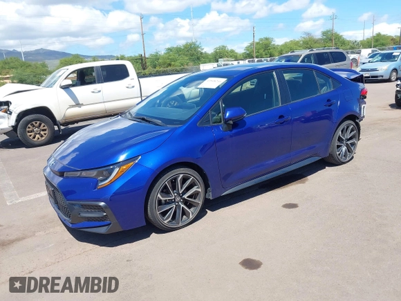2022 Toyota Corolla SE with VIN JTDS4MCE4NJ099869, listed as a IAAI auction lot 41848244 with 24,357 mi miles and . Bid and sale history available at DreamBid. Image 18.