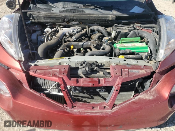 2012 Nissan Juke SL with VIN JN8AF5MV2CT126700, listed as a Copart auction lot 46801645 with Not Provided miles and Salvage Title. Bid and sale history available at carsss.com. Image 11.