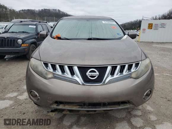 2009 Nissan Murano S with VIN JN8AZ18WX9W207406, listed as a Copart auction lot 51502925 with Not Provided miles and Salvage Title. Bid and sale history available at carsss.com. Image 5.