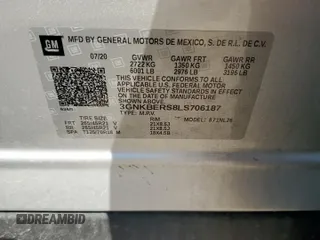 2020 Chevrolet Blazer RS с VIN 3GNKBERS8LS706187, выставлен на аукционе Copart как лот 60451485 с пробегом 61 064 миль миль и Чистый • Clean title. История ставок и продаж доступна на DreamBid. Изображение 12.