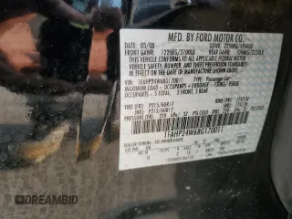 2008 Ford Taurus SEL with VIN 1FAHP24W68G170011, listed as a Copart auction lot 64528594 with 0 mi miles and Salvage Title. Bid and sale history available at carsss.com. Image 14.