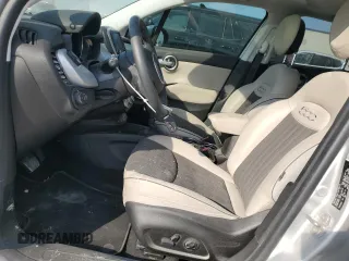 2017 FIAT 500X Lounge with VIN ZFBCFXDB0HP543841, listed as a Copart auction lot 75700444 with 53,913 mi miles and Salvage title. Bid and sale history available at DreamBid. Image 7.
