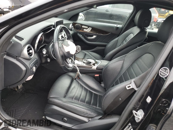 2018 Mercedes-Benz C 300 with VIN 55SWF4KBXJU262480, listed as a Copart auction lot 68102534 with 58,003 mi miles and Salvage Title. Bid and sale history available at DreamBid. Image 7.