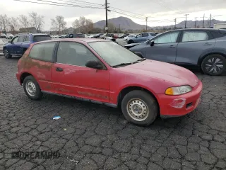 1993 Honda Civic CX with VIN 2HGEH2356PH500947, listed as a Copart auction lot 89210475 with 185,046 mi miles and Clean Title. Bid and sale history available at DreamBid. Image 4.