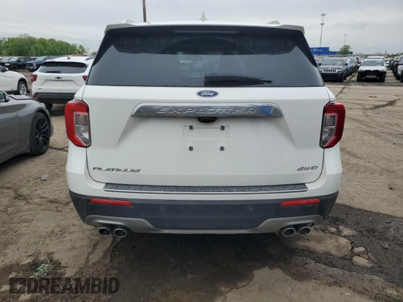 2023 Ford Explorer Platinum with VIN 1FM5K8HC2PGA06425, listed as a Copart auction lot 57031375 with 42,066 mi miles and Clean title. Bid and sale history available at DreamBid. Image 6.