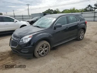 2017 Chevrolet Equinox LS z VIN 2GNALBEK6H1606069, wystawiony jako Copart lot #55689695 z przebiegiem 135 876 mil mil oraz Szkoda całkowita • Salvage title. Historia ofert i sprzedaży dostępna na DreamBid. Obrazek 1.