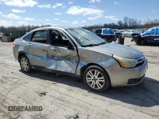 2008 Ford Focus SE with VIN 1FAHP35N18W110672, listed as a Copart auction lot 52005395 with 225,311 mi miles and Salvage Title. Bid and sale history available at carsss.com. Image 4.
