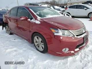 2010 Lexus HS 250h with VIN JTHBB1BA3A2016079, listed as a Copart auction lot 87058094 with Not Provided miles and Salvage Title. Bid and sale history available at DreamBid. Image 4.
