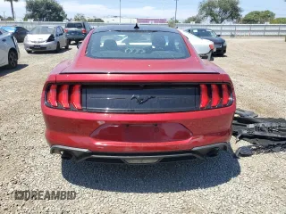 2022 Ford Mustang EcoBoost with VIN 1FA6P8TH6N5111822, listed as a Copart auction lot 59778145 with 50,875 mi miles and Salvage title. Bid and sale history available at DreamBid. Image 6.