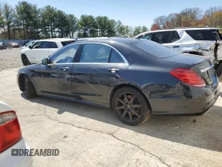 2016 Mercedes-Benz S-Class S 550 with VIN WDDUG8FB0GA216428, listed as a Copart auction lot 53065155 with 105,504 mi miles and Salvage Title. Bid and sale history available at carsss.com. Image 2.