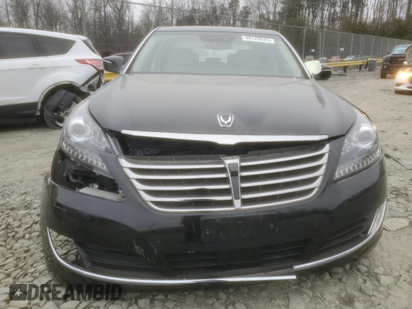 2014 Hyundai Equus Ultimate with VIN KMHGH4JH3EU076035, listed as a Copart auction lot 46129025 with 41,083 mi miles and Salvage title. Bid and sale history available at DreamBid. Image 5.