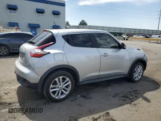 2015 Nissan Juke SL with VIN JN8AF5MV3FT553582, listed as a Copart auction lot 59104355 with 80,642 mi miles and Salvage title. Bid and sale history available at DreamBid. Image 3.