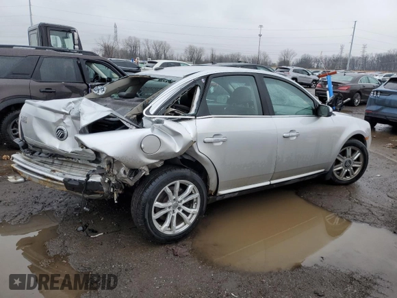 2009 Mercury Sable Premier with VIN 1MEHM42W49G634205, listed as a Copart auction lot 46945305 with 102,337 mi miles and Clean Title. Bid and sale history available at carsss.com. Image 3.