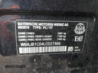 2020 BMW 5 Series z VIN WBAJB1C04LCD27469, wystawiony jako Copart lot #85962264 z przebiegiem 112 807 mil mil oraz Czysty tytuł • Clean title. Historia ofert i sprzedaży dostępna na DreamBid. Obrazek 13.