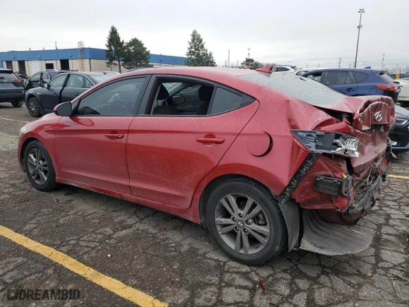2018 Hyundai Elantra SEL with VIN 5NPD84LFXJH322067, listed as a Copart auction lot 82147104 with 102,066 mi miles and Clean Title. Bid and sale history available at carsss.com. Image 2.