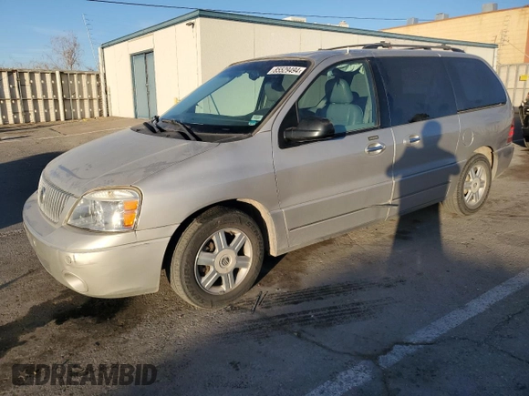2004 Mercury Monterey Convenience z VIN 2MRDA20234BJ18802, wystawiony jako Copart lot #85529494 z przebiegiem 128 138 mil mil oraz Szkoda całkowita • Salvage title. Historia ofert i sprzedaży dostępna na DreamBid. Obrazek 1.