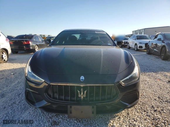 2022 Maserati Ghibli Modena with VIN ZAM57YSM7N1390950, listed as a Copart auction lot 84095394 with 22,449 mi miles and Salvage Title. Bid and sale history available at carsss.com. Image 5.