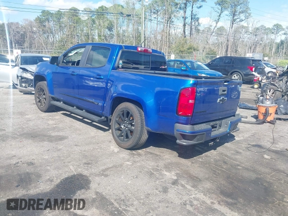 2020 Chevrolet Colorado 2WD LT with VIN 1GCGSCEN3L1214610, listed as a IAAI auction lot 41796734 with 49,311 mi miles and . Bid and sale history available at DreamBid. Image 3.