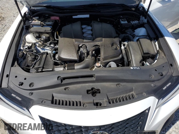 2023 Lexus IS 500 F Sport Performance with VIN JTHAP1D28P5003984, listed as a Copart auction lot 58120915 with 34,337 mi miles and Salvage title. Bid and sale history available at DreamBid. Image 11.