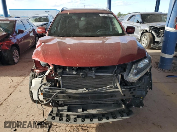 2016 Nissan Rogue SV with VIN KNMAT2MT9GP708518, listed as a Copart auction lot 51318855 with 102,800 mi miles and Salvage Title. Bid and sale history available at DreamBid. Image 5.