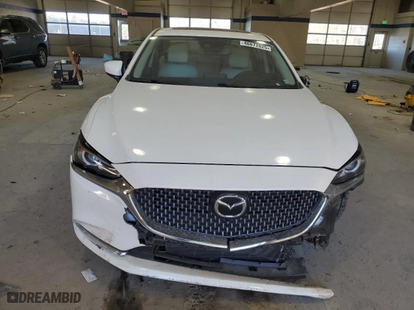 2018 Mazda Mazda6 Grand Touring Reserve with VIN JM1GL1WY1J1317743, listed as a Copart auction lot 46672825 with 40,843 mi miles and Salvage Title. Bid and sale history available at carsss.com. Image 5.