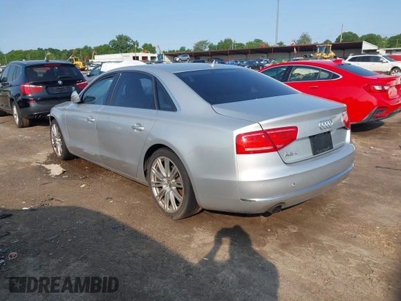 2013 Audi A8 3.0L с VIN WAURGAFD7DN016351, выставлен на аукционе IAAI как лот 42372202 с пробегом 90 753 миль миль и . История ставок и продаж доступна на DreamBid. Изображение 3.