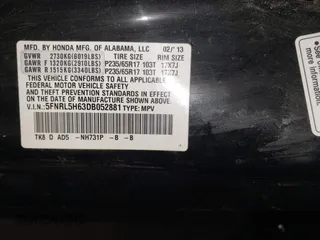 2013 Honda Odyssey EX-L с VIN 5FNRL5H63DB052881, выставлен на аукционе IAAI как лот 42182363 с пробегом 235 481 миль миль и . История ставок и продаж доступна на DreamBid. Изображение 9.