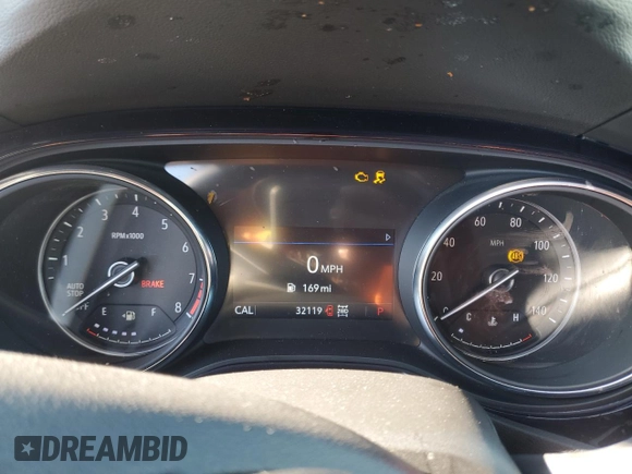2023 Buick Encore GX Preferred with VIN KL4MMCSL7PB016588, listed as a Copart auction lot 89173855 with 32,119 mi miles and Salvage title. Bid and sale history available at DreamBid. Image 9.