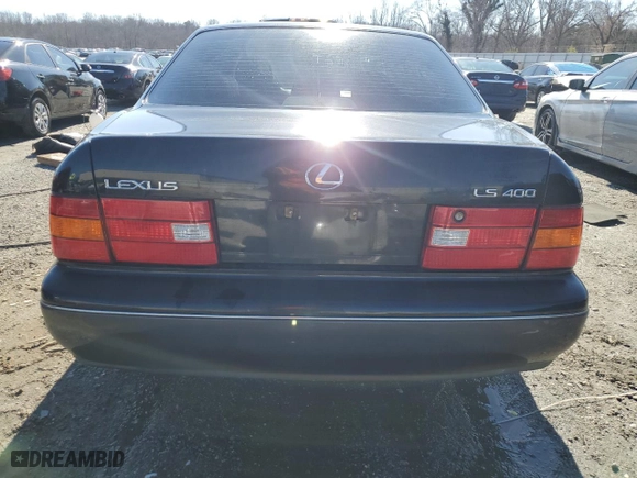 1999 Lexus LS 400 Luxury Sdn with VIN JT8BH28F2X0146625, listed as a Copart auction lot 45409875 with 269,610 mi miles and Salvage Title. Bid and sale history available at carsss.com. Image 6.
