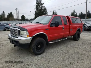 2002 Ford Super Duty F-250 XL with VIN 1FTNX21F52ED04849, listed as a Copart auction lot 45363735 with 171,641 mi miles and Salvage Title. Bid and sale history available at carsss.com. Image 1.