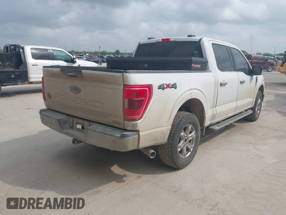 2021 Ford F-150 XL with VIN 1FTEW1EP1MKD07980, listed as a IAAI auction lot 42074902 with 170,631 mi miles. Bid and sale history available at carsss.com. Image 4.