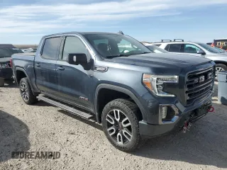 2021 GMC Sierra 1500 AT4 with VIN 1GTP9EED9MZ302644, listed as a Copart auction lot 48487505 with 42,106 mi miles and Salvage Title. Bid and sale history available at carsss.com. Image 4.