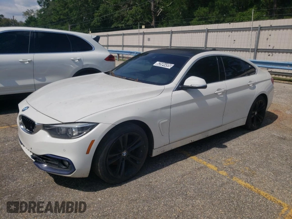 2018 BMW 4 Series 430i with VIN WBA4J1C5XJBG78854, listed as a Copart auction lot 62594495 with 124,105 mi miles and Clean title. Bid and sale history available at DreamBid. Image 1.