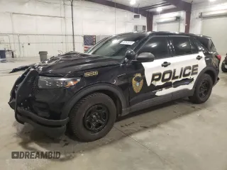 2020 Ford Explorer z VIN 1FM5K8AC3LGB76166, wystawiony jako Copart lot #43787015 z przebiegiem 107 560 mil mil oraz Szkoda całkowita • Salvage title. Historia ofert i sprzedaży dostępna na DreamBid. Obrazek 1.