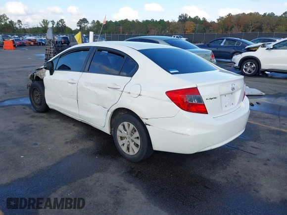 2012 Honda Civic LX z VIN 19XFB2F5XCE025289, wystawiony jako IAAI lot #40777323 z przebiegiem 198 115 mil mil oraz . Historia ofert i sprzedaży dostępna na DreamBid. Obrazek 3.