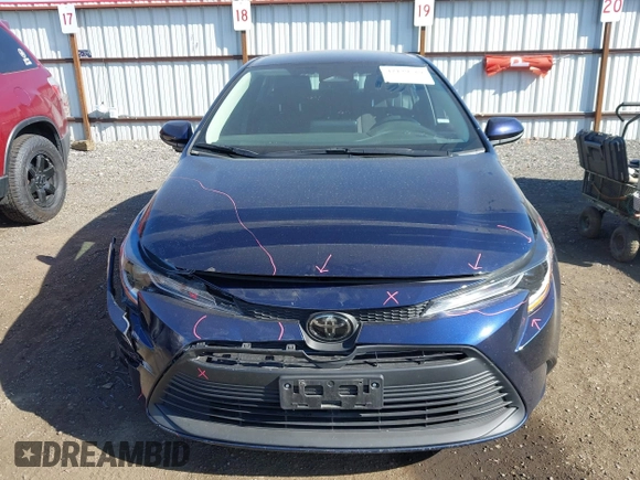 2023 Toyota Corolla LE with VIN 5YFB4MDE2PP048318, listed as a IAAI auction lot 42129589 with 30,213 mi miles. Bid and sale history available at carsss.com. Image 12.