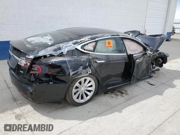2016 Tesla Model S 90D with VIN 5YJSA1E23GF167938, listed as a Copart auction lot 51703075 with Not provided miles and Salvage title. Bid and sale history available at DreamBid. Image 3.