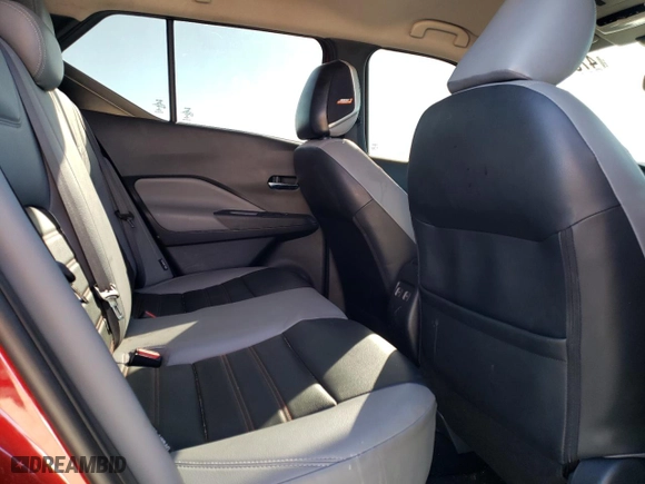 2022 Nissan Kicks SR with VIN 3N1CP5DVXNL494120, listed as a Copart auction lot 47096275 with 21,070 mi miles and Salvage Title. Bid and sale history available at carsss.com. Image 10.